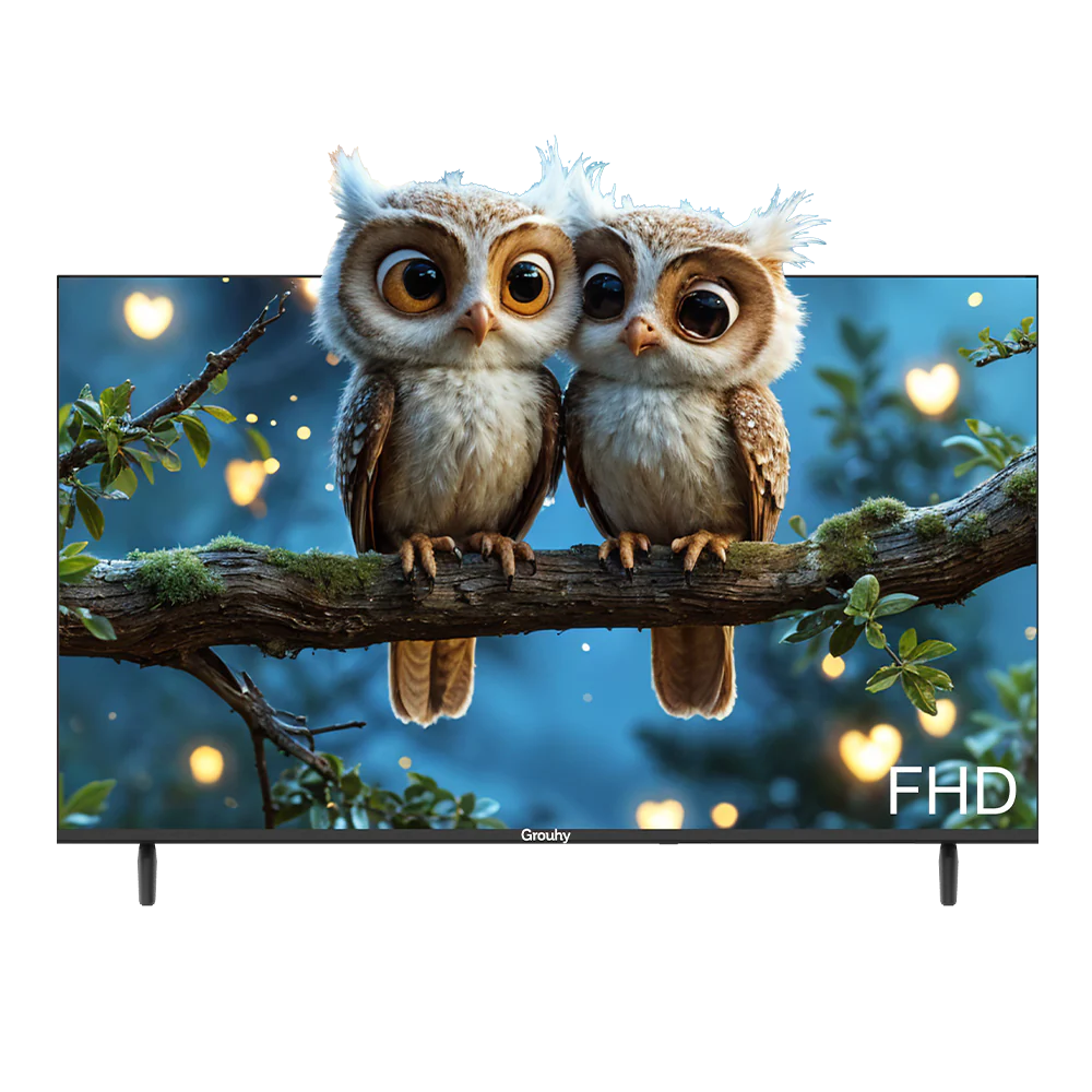 Grouhy 43 Inch Full HD Smart LED Frameless TV - GLD43SAWORV2