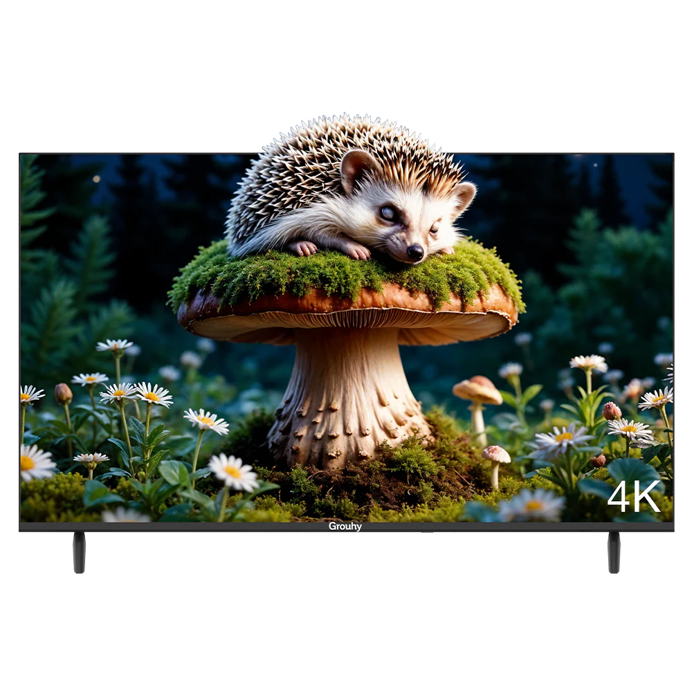 Grouhy 50 Inch 4K Smart LED Frameless TV - GLD50SAWORV2