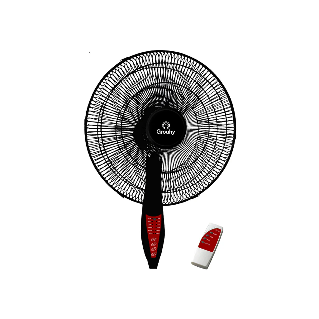 Grouhy Wall Fan 18 Inch With Remote Control - UW-18026R
