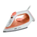 Braun TexStyle 1 Steam Iron, 220ml, 1900 Watt, Orange and White - SI1009OR
