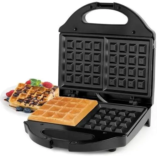 City Waffle Maker, 750 Watt, Black - HMA-1006