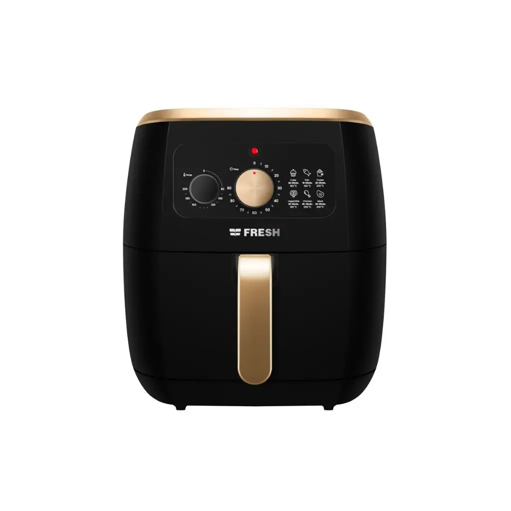 Fresh Air Fryer Mechanical 1800 Watt 7 Liter Golden - FAF-M1800 - 500018915