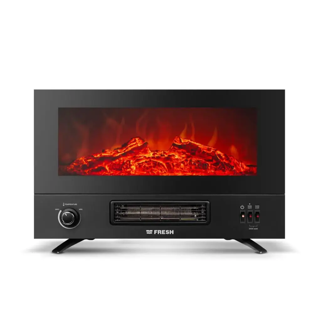 Fresh Fire TV Heater 2000 Watt - Black - 500017062