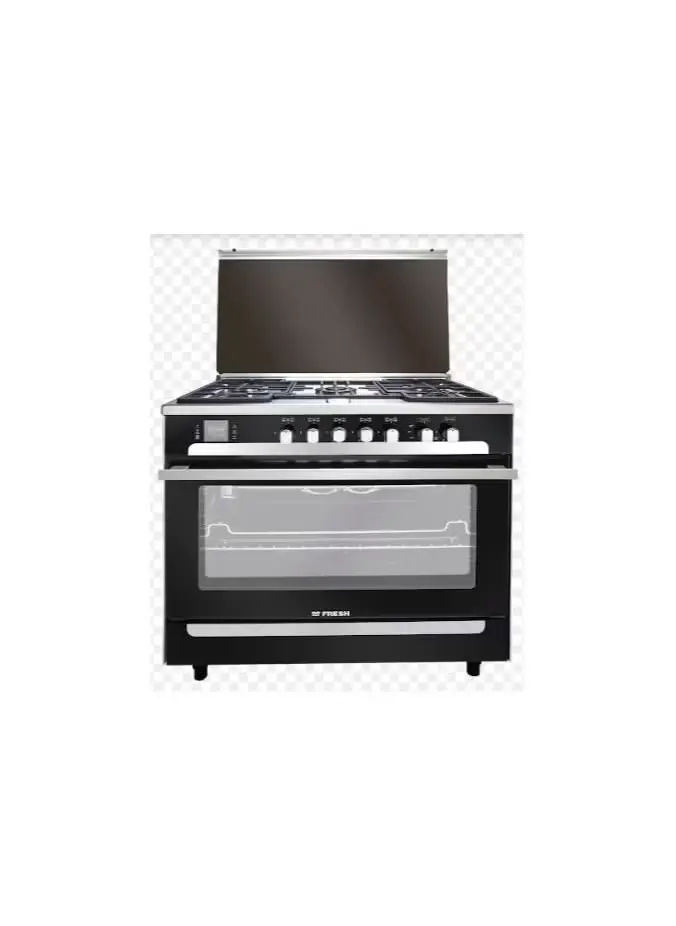 Fresh Matrix Gas 5 Burners cooker 60*90 Black - 500013915