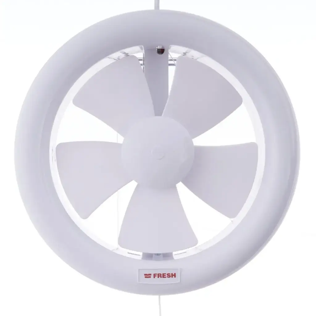 Fresh Ventilator Glass Fan, 20 cm, White - 500004529
