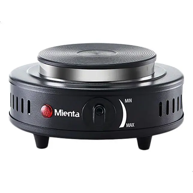 Mienta Portable Hot Single Plate, 500 Watt, Black - HP41325A