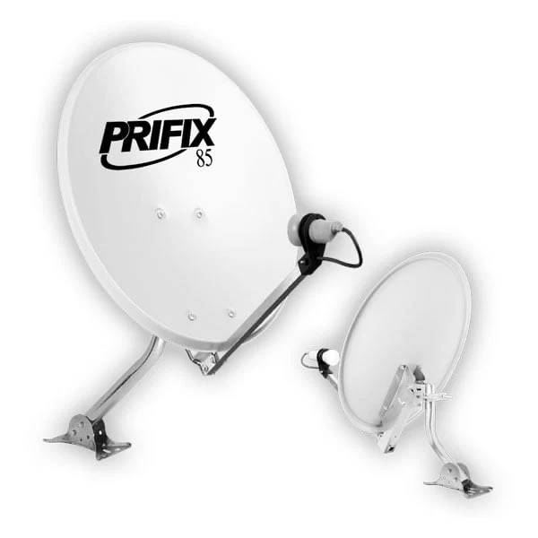 PRIFIX Satellite Dish - 85 CM - White