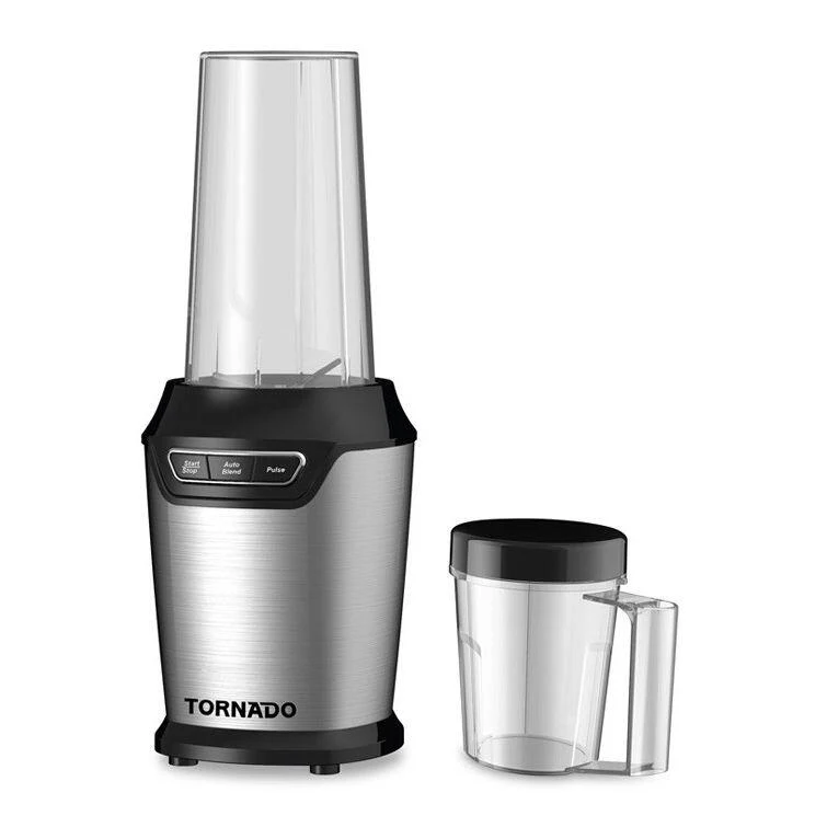Tornado Electric Blender 1000 Watt 0.75 Liter Extra 0.5 Liter Jar Black - TBL-1000W