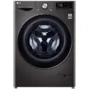 LG Front Load Full Automatic Washing Machine With Dryer, 9 Kg, Black Steel - F4R5VGG2E