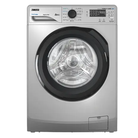 Zanussi Front Load Washing Machine, 8 Kg, Silver - ZWF8240SB5