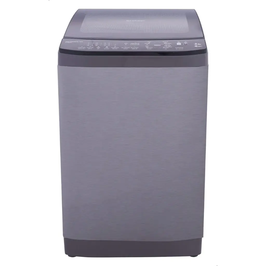Sharp Top Load Washing Machine, 9 Kg, Silver - ES-TN09GSLP