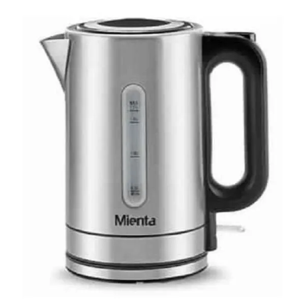 Mienta Electric Kettle, 1.7 Liter, 2150 Watt, Stainless Steel - EK20920A