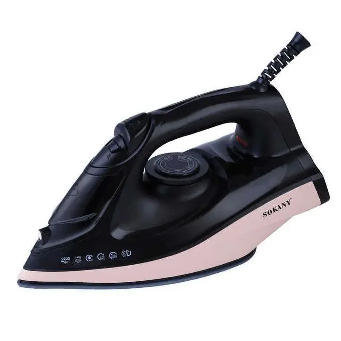 Sokany Steam Iron, 2200 Watt, Black - SK-YD-2119 