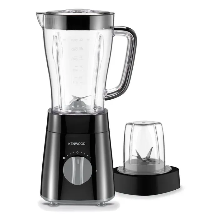 Kenwood Countertop Blender With Grinder, 2 Liter, 500 Watt, Black Grey - BLP18.150BK 