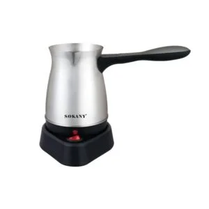Sokany Turkish Coffee Maker, 0.5 Liter, Silver - SK-214 