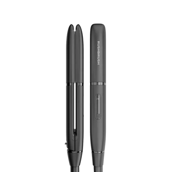 Rush Brush Hair Straightener, Black - X1 Lite 