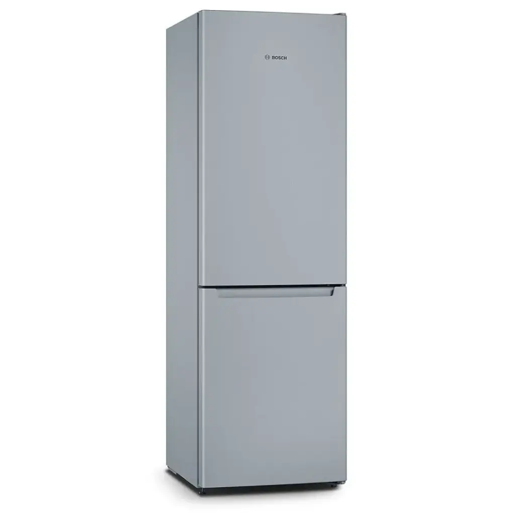 Bosch Serie 2 No-Frost Freestanding Refrigerator, 302 Liters, Stainless Steel- KGN36NL30U 