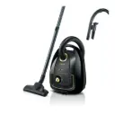 Bosch Series 4 Bagged Vacuum Cleaner, 2000 Watt, Black and Gold - BGL38GOLD 