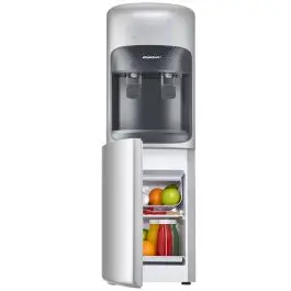 Koldair Hot & Cold Water Dispenser With Refrigerator, 2 Taps, Silver - KWD-AF2.1 