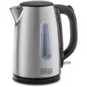 Black+Decker Kettle, Stainless steel, 2000 Watt, 1.7 Liters – JC450
