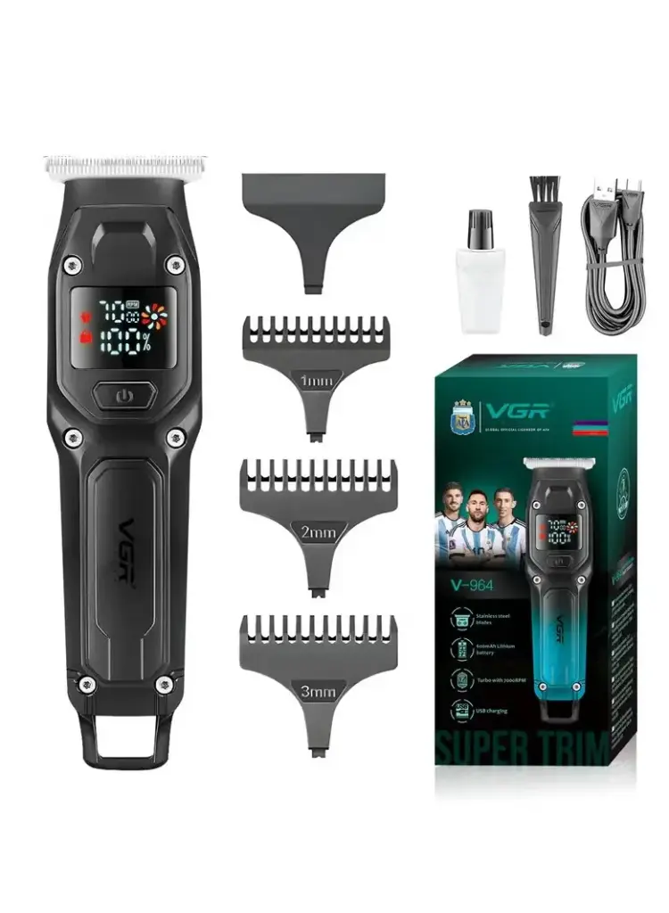 VGR Professional Hair Trimmer, Green - VGR-964