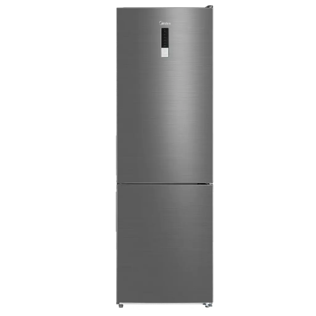 Midea No-Frost Bottom Freezer Refrigerator, 330 Liters, Silver - MDRB489FGN46