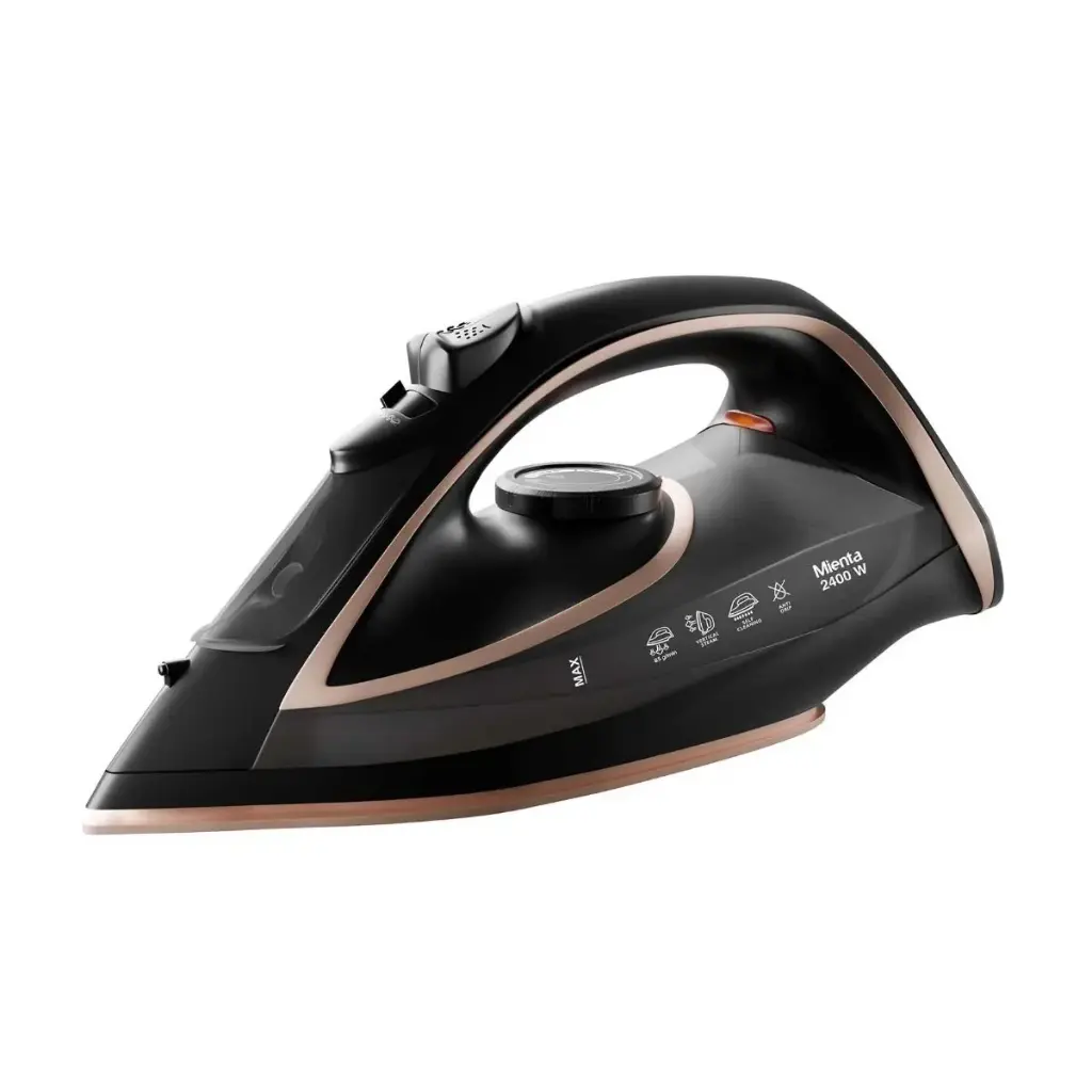Mienta Steam Iron, 400ml, 2400 Watt, Black - SI181640A 