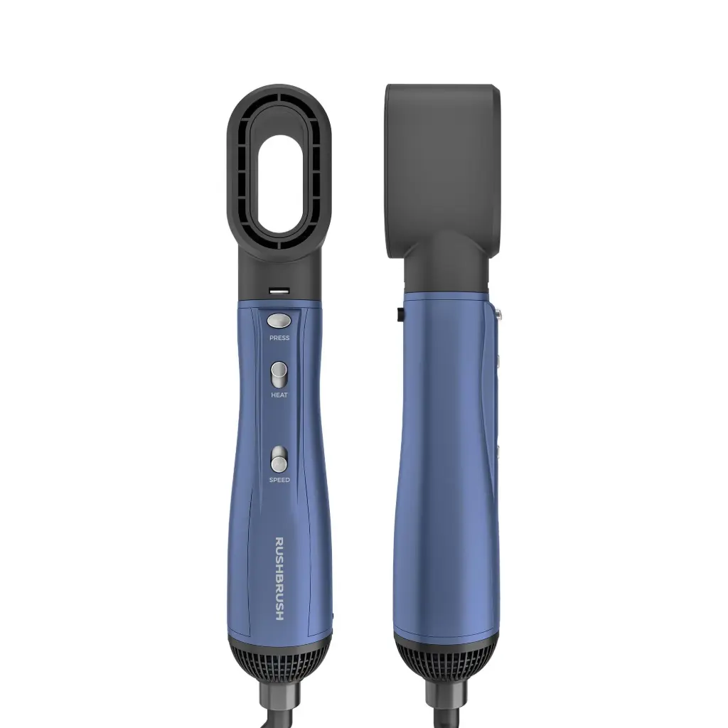 Plus 6 Air Styler – 5 Different Heads – 1300 Watts – 3 Heat/2Speeds – 30000 RPM – Ionic Technology – Navy Blue 
