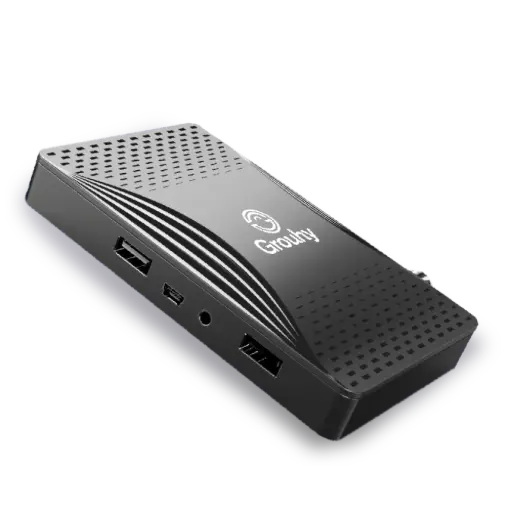 [6223007800983] Grouhy Full HD Satellite Receiver Mini - Black - 9500 Pro