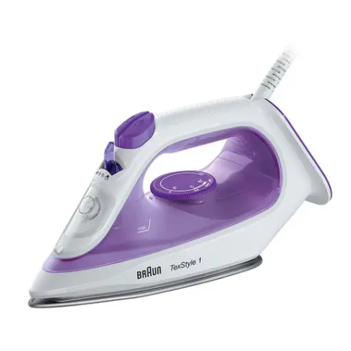 [SI1080VI] Braun TexStyle 1 Steam Iron, 2000 Watt, Purple White - SI1080VI