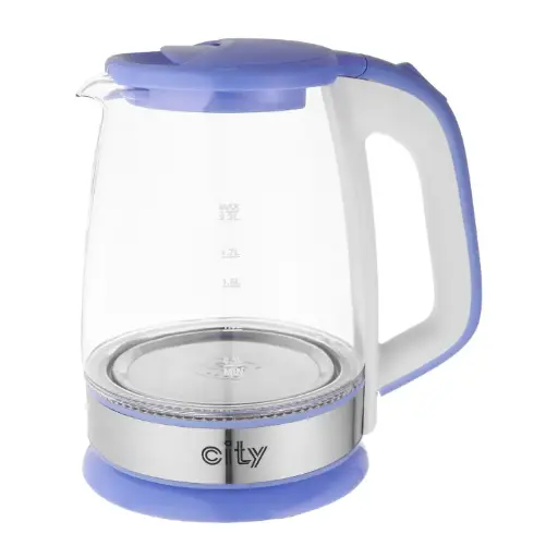 [HMA-1010] City Pyrex Glass Electric Kettle, 1500 Watt, 2.2 Liter - HMA-1010