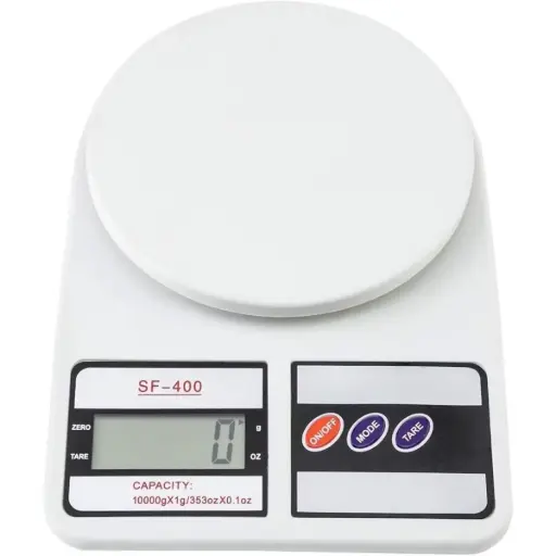 [62240099675924] Digital Kitchen Scale, 10KG, White - SF 400