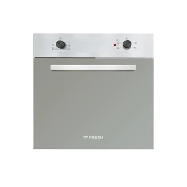 [6221103048315] Fresh Built-In Gas Oven With Electric Grill, 60 cm, 56 Liter, Stainless Steel - 500017508