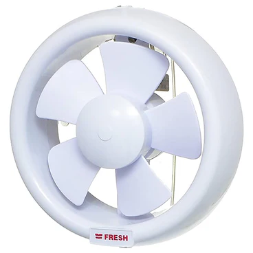 [6221103011135] Fresh Glass Ventilating Fan, 15 cm - White- 500011727