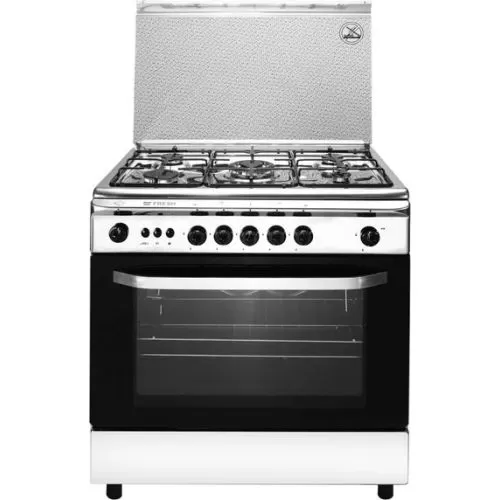 [6221103006865] Fresh Italiano Gas Cooker, 5 Burners, Stainless Steel - 500002900  500017302 