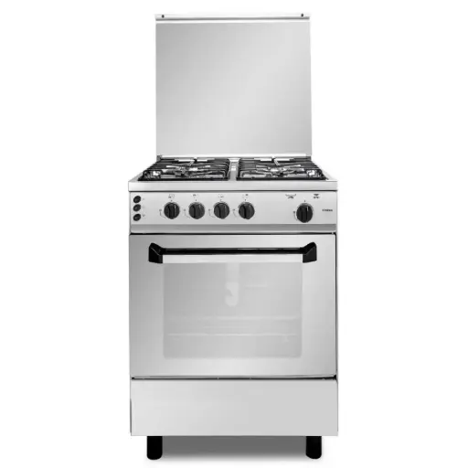 [6221103009651] Fresh Master Gas Cooker, 4 Burners, 60 cm, Stainless Steel - 500017281