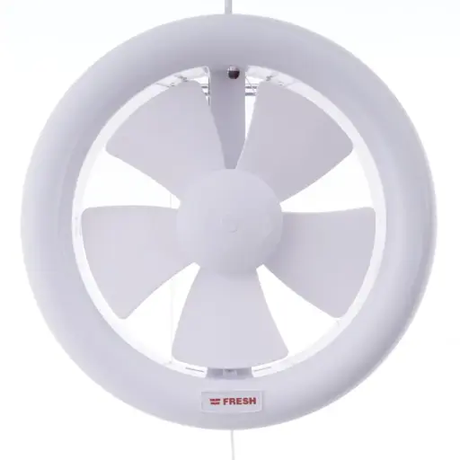 [6221103010961] Fresh Ventilator Glass Fan, 20 cm, White - 500004529