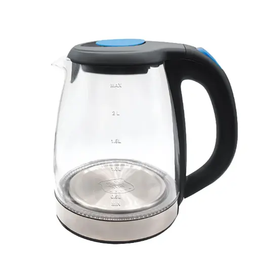 [62240099675709] GTEC Kettle Pyrex 2 Liters -1500 Watt - G001