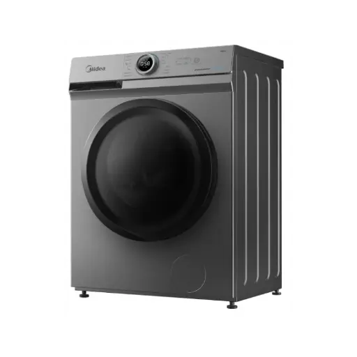 [6221284000294] Midea 7KG Front Load Inverter Washing Machine, Silver - MF100W70B/TT