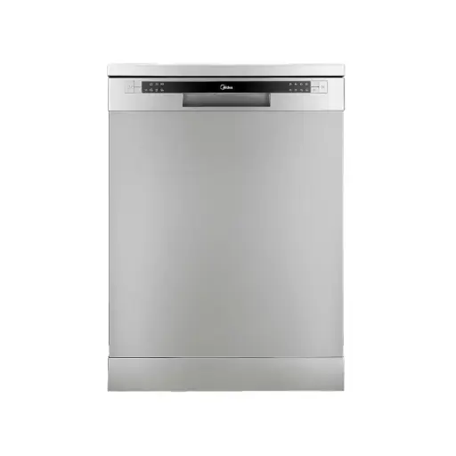 [6221284000409] Midea Freestanding Dishwasher, 13 Place Settings, Silver - WQP13-5201C-S