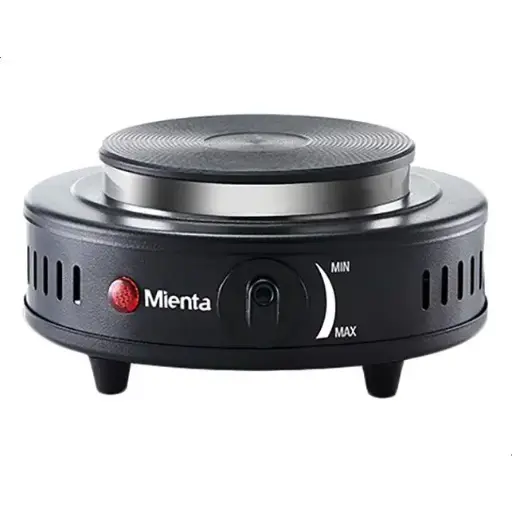 [6223004504686] Mienta Portable Hot Single Plate, 500 Watt, Black - HP41325A