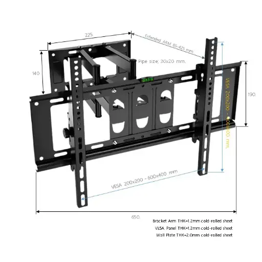 [DF602] Stand Led Galaxy 32-70 - Inch - DF602