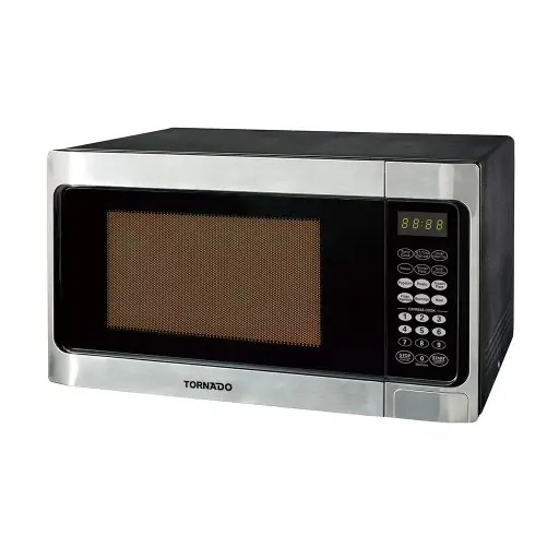 [6221127245318] Tornado Microwave With Grill, 36 Liter, 1000 Watt, Silver and Black - TMD-36GE-SS