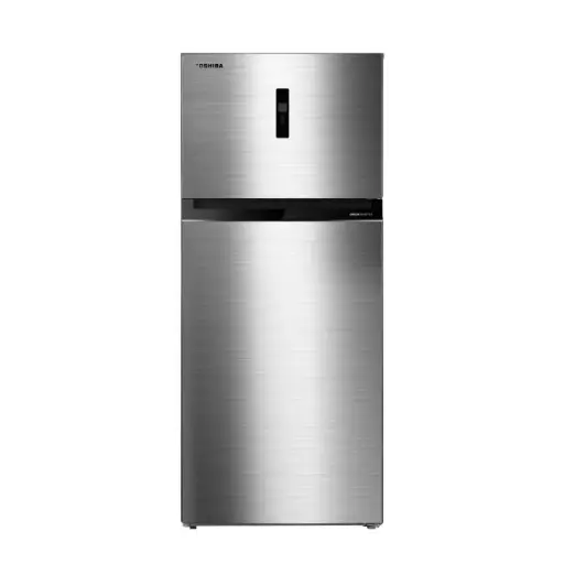 [6221284000768] Toshiba No Frost Refrigerator, 535 Liters, Inverter, Stainless Steel - GR-RT702WE-PMN(02)