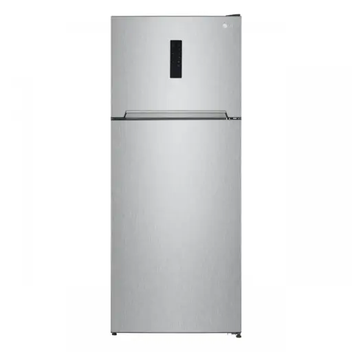 [6223010893446] LG No Frost Digital Refrigerator, 401 Liters, Silver - GTF402SSAN