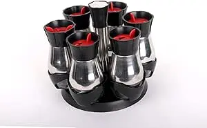 طقم توابل دوار لوكس 6 قطع 222503