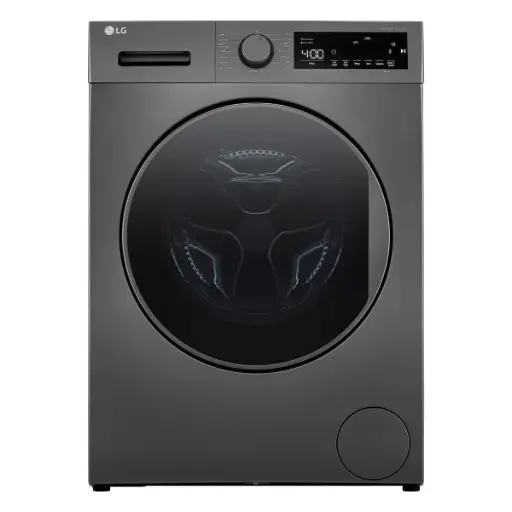 [F2T2TYM1S] LG 8 kg, Front Load Washing Machine, Black- F2T2TYM1S