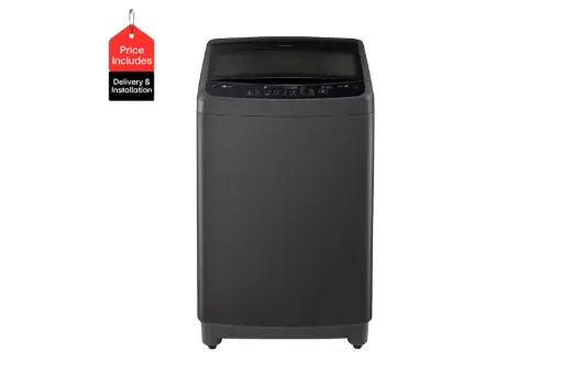 [6223004878817] LG Top Load Automatic Washing Machine, 13 KG, Inverter Motor, Dark Silver- T1388NEHGB