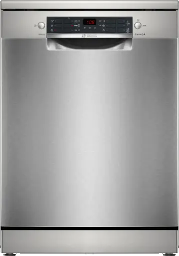 [SMS46JI01V] Bosch Series 4 Freestanding Dishwasher, 60 cm, 12 Persons, Silver - SMS46JI01V 