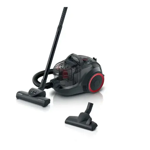 [BGS21WPOW] Bosch Bagless Vacuum Cleaner, 2000 Watt, 2 Liters, Black and Red - BGS21WPOW 